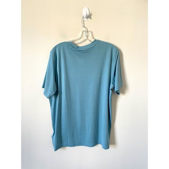 Puma Lightweight Performance Golf UPF 50 T-Shirt Teal Blue Size Medium NEW - Picture 2 of 9